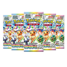 Pokemon Cards Prismatic Evolutions, Korean Terastal Festival ex - Booster Bundle including 5 Pokemon Booster Packs - TCYM Product