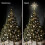Lighted Snowflake Tree Topper Battery Powered 2