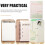 HEMOTON A5 Loose Leaf Paper Refills 1 Pack 5