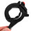 Motorcycle Throttle Lock Grip ABS Black 1 Pair 3