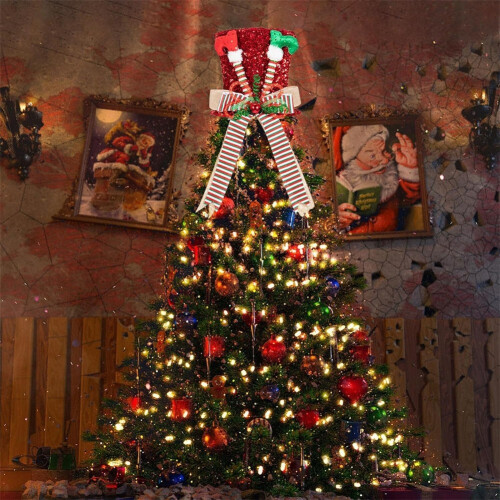 Collapsible Christmas Tree Topper Holiday Decoration 2