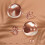 Rose Gold Stud Earrings with Butterfly Backings 2