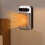 Portable Electric Space Heater PTC 500W 6 Settings White 6