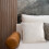 White Living Room Pillows Solid Color Velvety 4