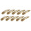 Silver Hair Clips Chic Non-Tangling 10 Pcs 4