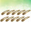 Silver Hair Clips Chic Non-Tangling 10 Pcs 6