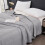 Gray AC Blanket with Reactive Dye Technology for Warm Nights 4