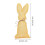 Easter Bunny Tiered Tray Decor Fabric Stuffed Rabbit 9.6 2