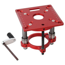 Router Table Insert Plate and Router Lift for 65mm Universal Trimming Machine,Square Woodworking Bench Router