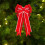 Velvet Wired Ribbon Bow Christmas Tree Topper 6