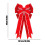 Velvet Wired Ribbon Bow Christmas Tree Topper 2