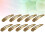 Silver Hair Clips Chic Non-Tangling 10 Pcs 1