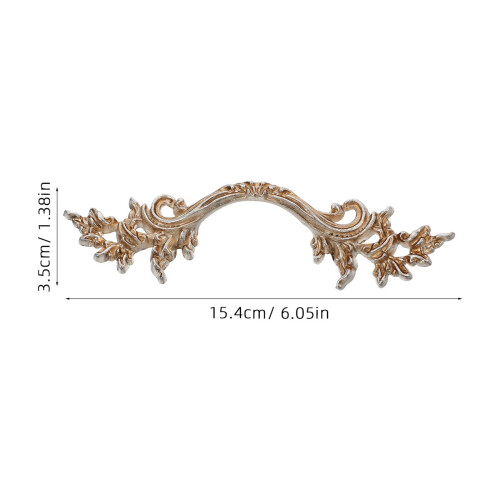 Raindrops Vintage Cabinet Pull Handle Set European Style 1