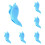 Silicone Fish Pen Holder Assorted Colors 50 Pieces 1