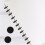Unbranded Binder Discs Transparent Graphite 100 pcs 4