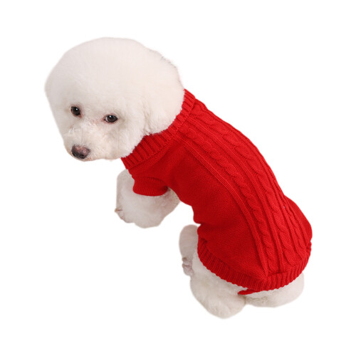 Dog Sweatshirt Soft Knit Small Medium 1 PC