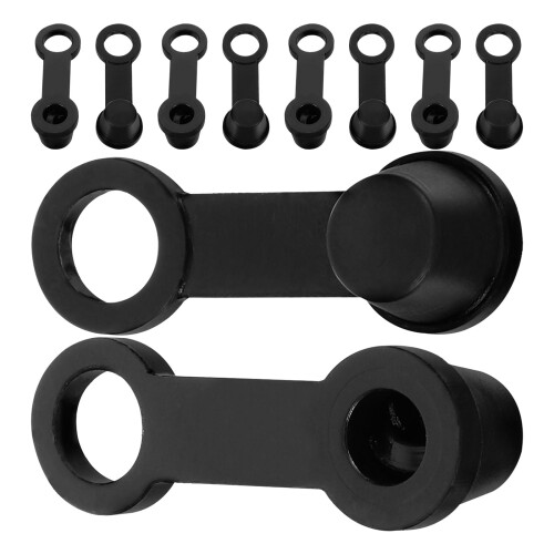 Black Rubber Brake Caliper Dust Caps 10 pcs