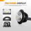 Waywe 3/4 Inch Bullet Side Marker Light White Round LED 6