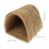 Straw Pet Sleeping House Green Functional Cozy Nest 2