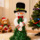 Snowman Tree Topper 16 x 38 Inch Christmas Decoration 4