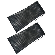 Diving Net Bag Black Nylon Snorkeling Mesh Bag 2 Pcs