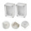 ABS Electrical Enclosure Box Clear Waterproof 2 pcs 2