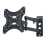 Rotatable Screen Bracket Steel Wall Mount Black 1 Pack 3