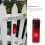OUNONA Solar Strobe Warning Light Red Waterproof 2