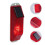 OUNONA Solar Strobe Warning Light Red Waterproof 3