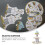 Round Paper Cake Tray for Dessert Display 1 Pack 5