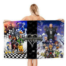 Kingdom Hearts Beach Towel for Women 30x60 inches