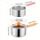 304 Stainless Steel Cookware Set 10-Piece Induction 8