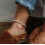 Women's Rustic Ocean Turtle Wood Bead Anklet 5