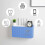 Wall-Mounted WiFi Router Storage Box 9.45x5.5x2.36 in 5