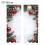 Christmas Ball Holiday Curtains Red Snowflake Pine Design 1