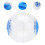 Hamster Exercise Ball Transparent Plastic 2 pcs Blue 2
