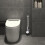 Toilet Brush with Plastic Bristles Long Handle 8