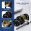 Matte Black Entry Door Knob with Lock and Key 1 Pack 3