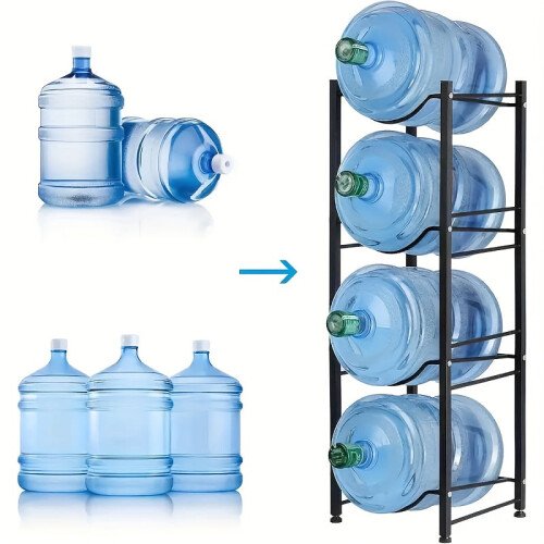 Water Bottle Rack Heavy-Duty Metal 5-Gallon