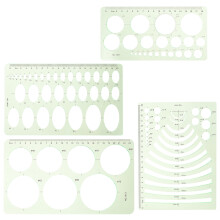 Face Paint Stencils Set Unbranded 4 Pieces