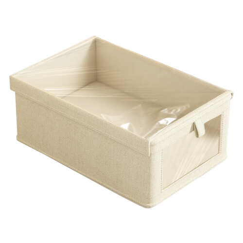 Karymi Fabric Clothing Storage Box with Lid 1 Pack 1
