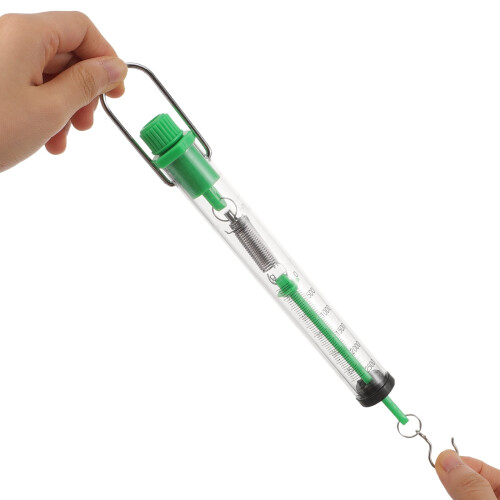 Yellow Mechanical Spring Scale with Stainless Steel Hook 2 1