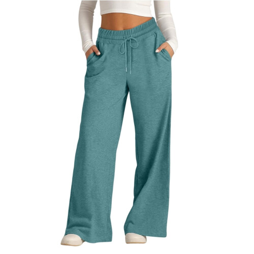 Women's High Waist Jogger Pants Moisture Wicking Loose Fit 2