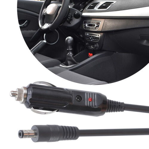Car Extension Power Supply Adapter Cable 5.5 mm x 2.5 mm 1