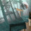 Sheer Curtains Fall Green Gradient 52x108 in Voile 2 Panels 5