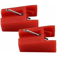 Replacement Turntable Needle for ION Devices Red 2-Pack
