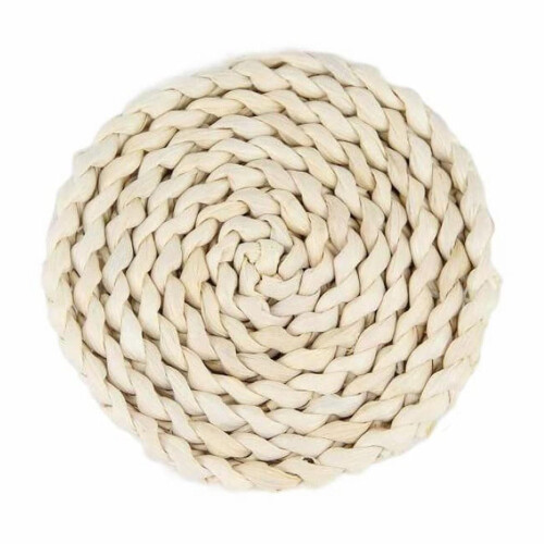 Handwoven Grass Placemats Khaki XL Heat-Resistant 2