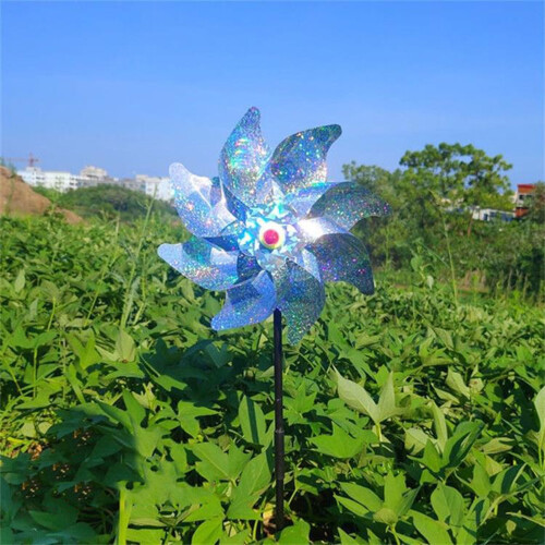Bird Repeller Spinner Reflective Windmill for Garden 1 Pack 2