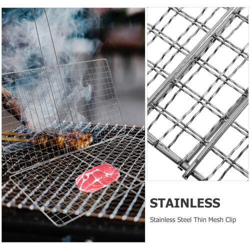 Grilled Fish Clip Grill Rack for BBQ 1