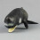 Whale Figurine Black for Kids Cognitive Development 1 Piece 5